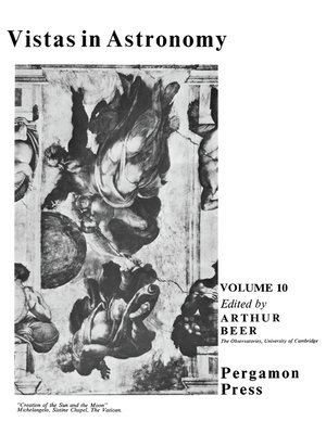 cover image of Vistas in Astronomy, Volume 10